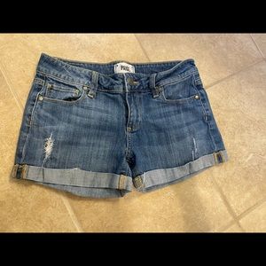 Paige denim shorts. Size 25